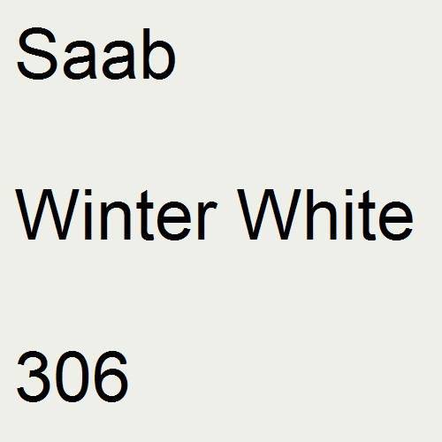 Saab, Winter White, 306.